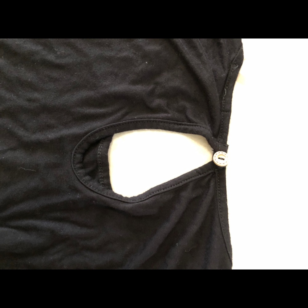Black Drawstring Jumpsuit - Picture 4 of 5